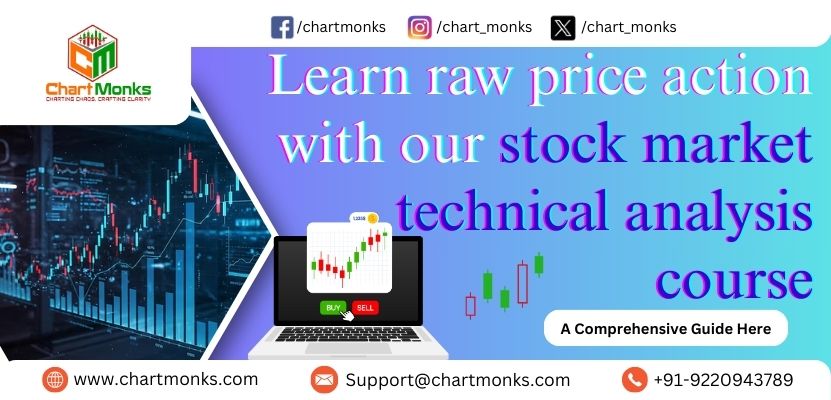 Learn raw price action with our stock market technical analysis course