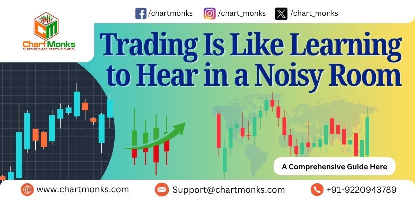 Trading Is Like Learning to Hear in a Noisy Room